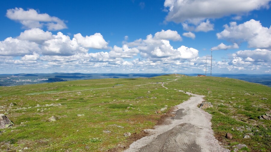 Mount Dundret caratteristiche di paesaggi rilassanti e vista del paesaggio