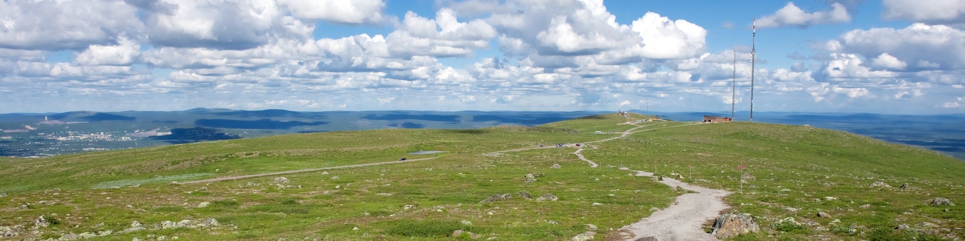 Mount Dundret featuring tranquil scenes and landscape views