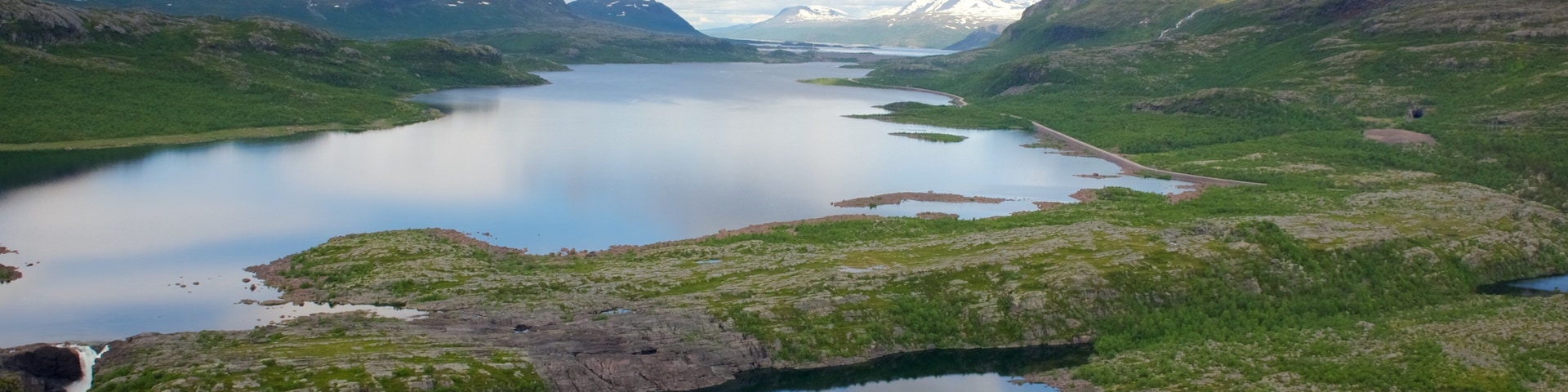 Stora Sjofallet National Park which includes a river or creek