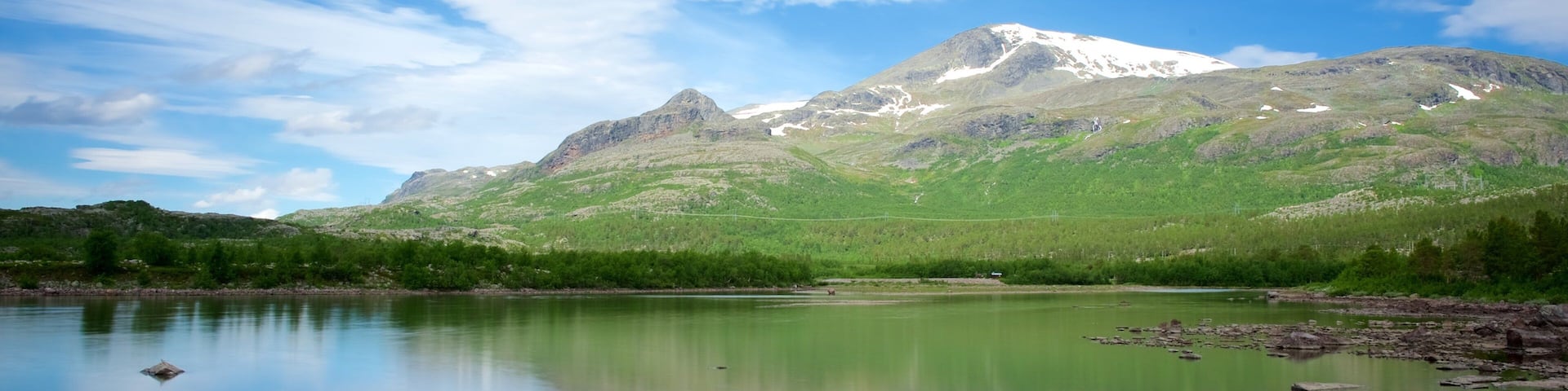 Stora Sjofallet National Park which includes a lake or waterhole