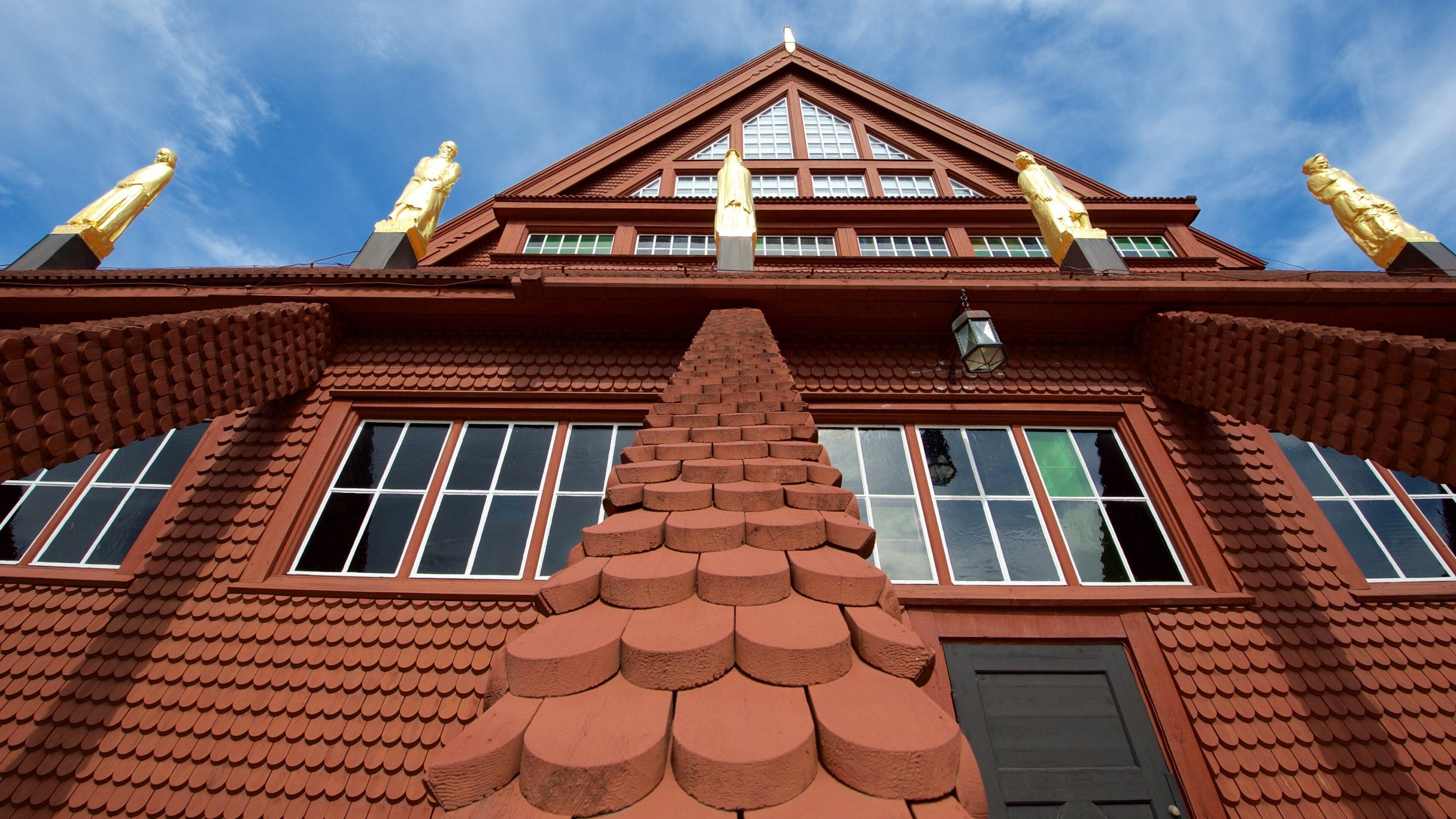 Kiruna Kyrka toont een tempel of gebedshuis