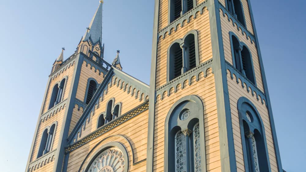 Saint Peter and Paul Cathedral in Paramaribo, capital of Suriname.