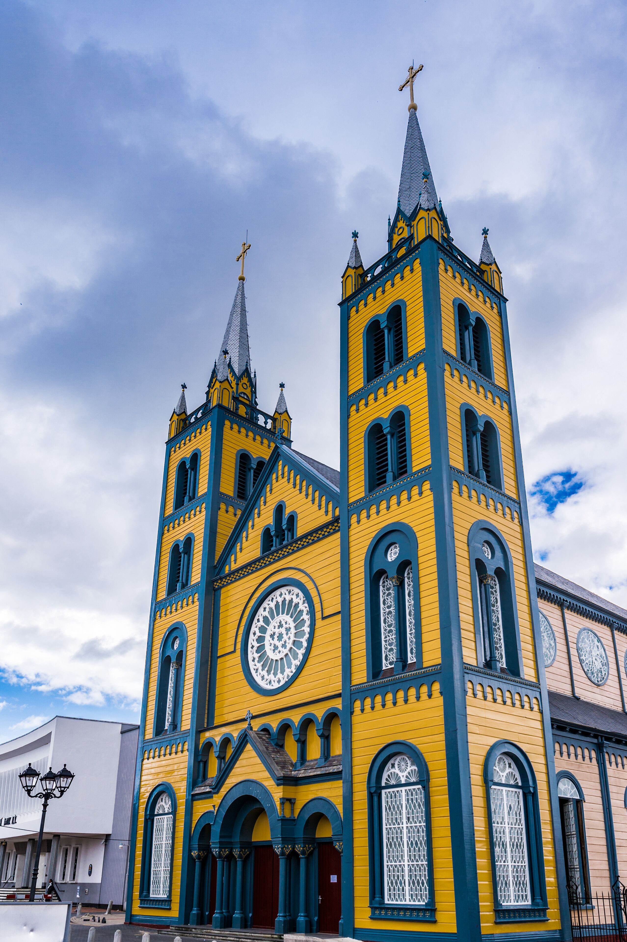 Saint Peter and Paul Cathedral, a wooden Roman Catholic cathedral, Historic Inner City of Paramaribo, UNESCO World Heritage, Suriname, South America