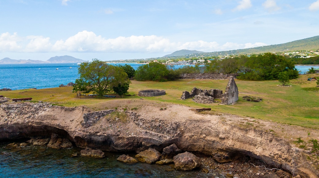 Fort Charles which includes general coastal views and rugged coastline