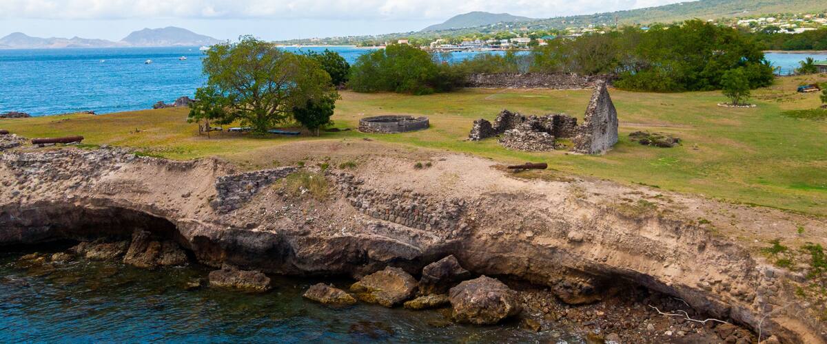 Fort Charles which includes general coastal views and rugged coastline
