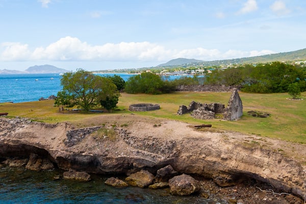 Fort Charles which includes general coastal views and rugged coastline