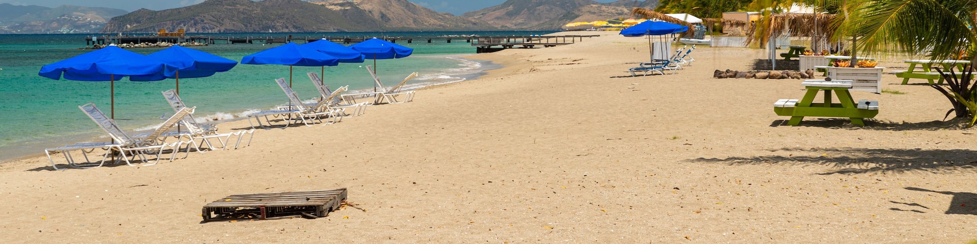 Pinney\'s Beach featuring general coastal views
