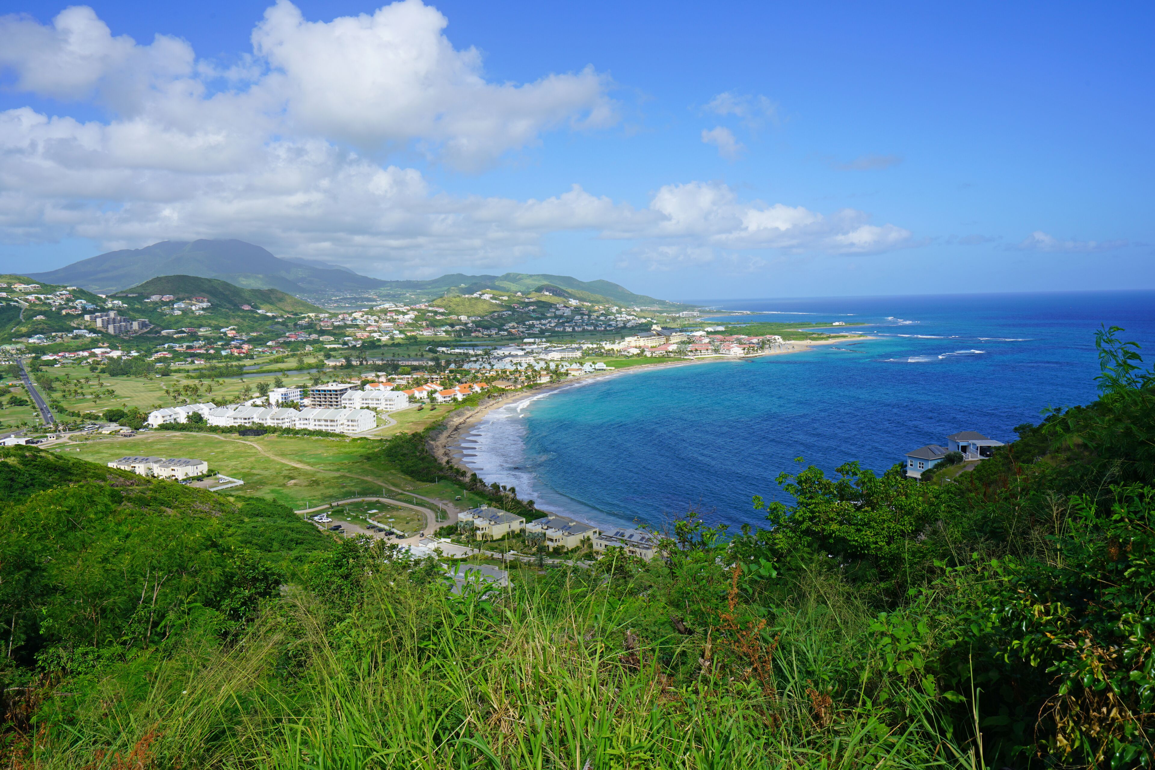 Frigate Bay beach in St Kitts, Saint Kitts and Nevis