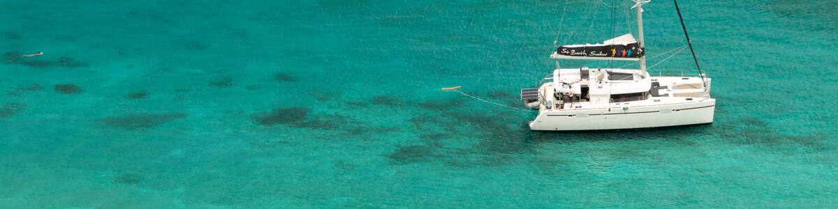 Colombier Beach showing a beach, general coastal views and tropical scenes
