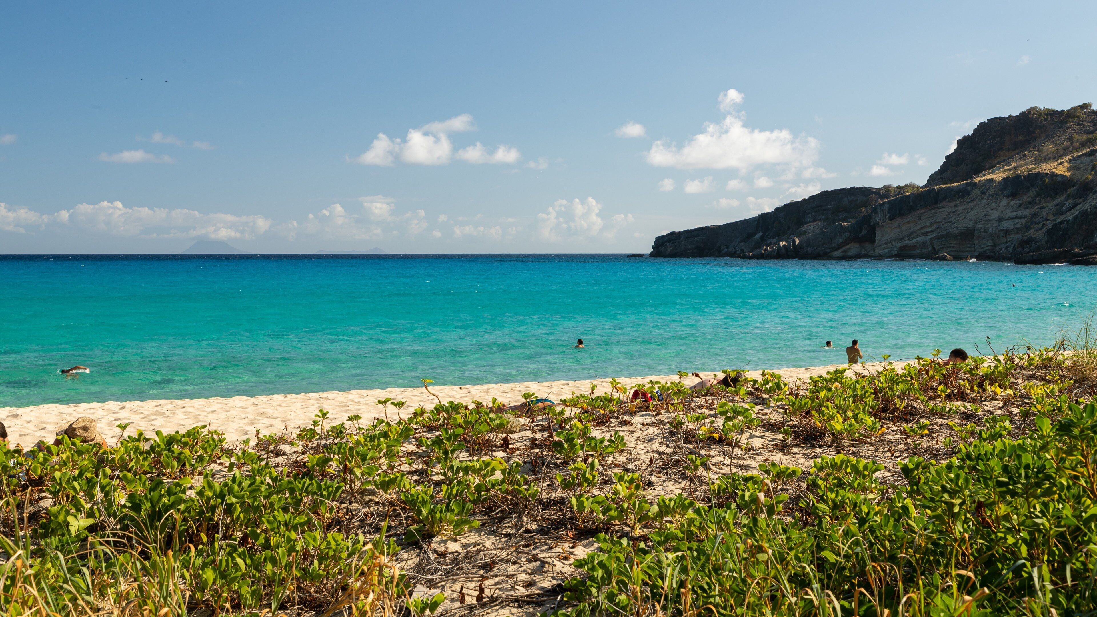 Gouverneur Beach which includes general coastal views and a sandy beach
