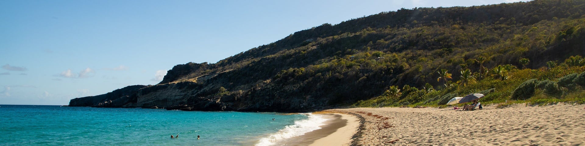 Gouverneur Beach which includes general coastal views and a beach