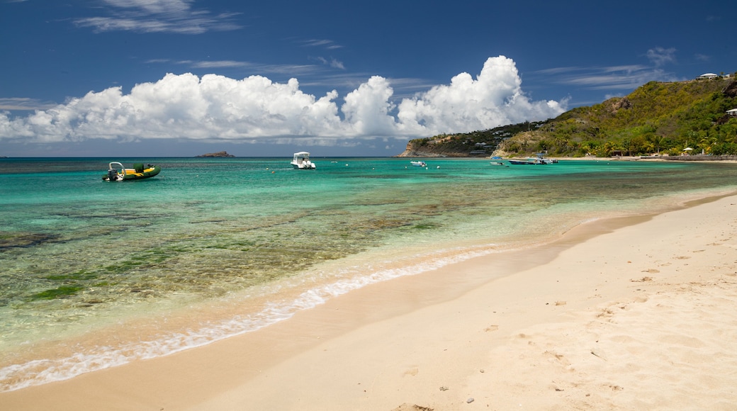 Lorient Beach which includes a beach and general coastal views