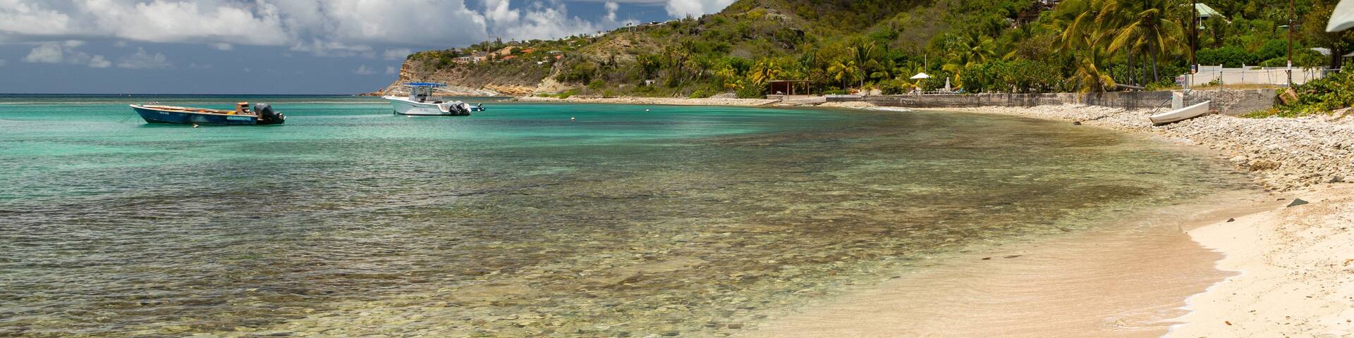 Lorient Beach showing a sandy beach and general coastal views