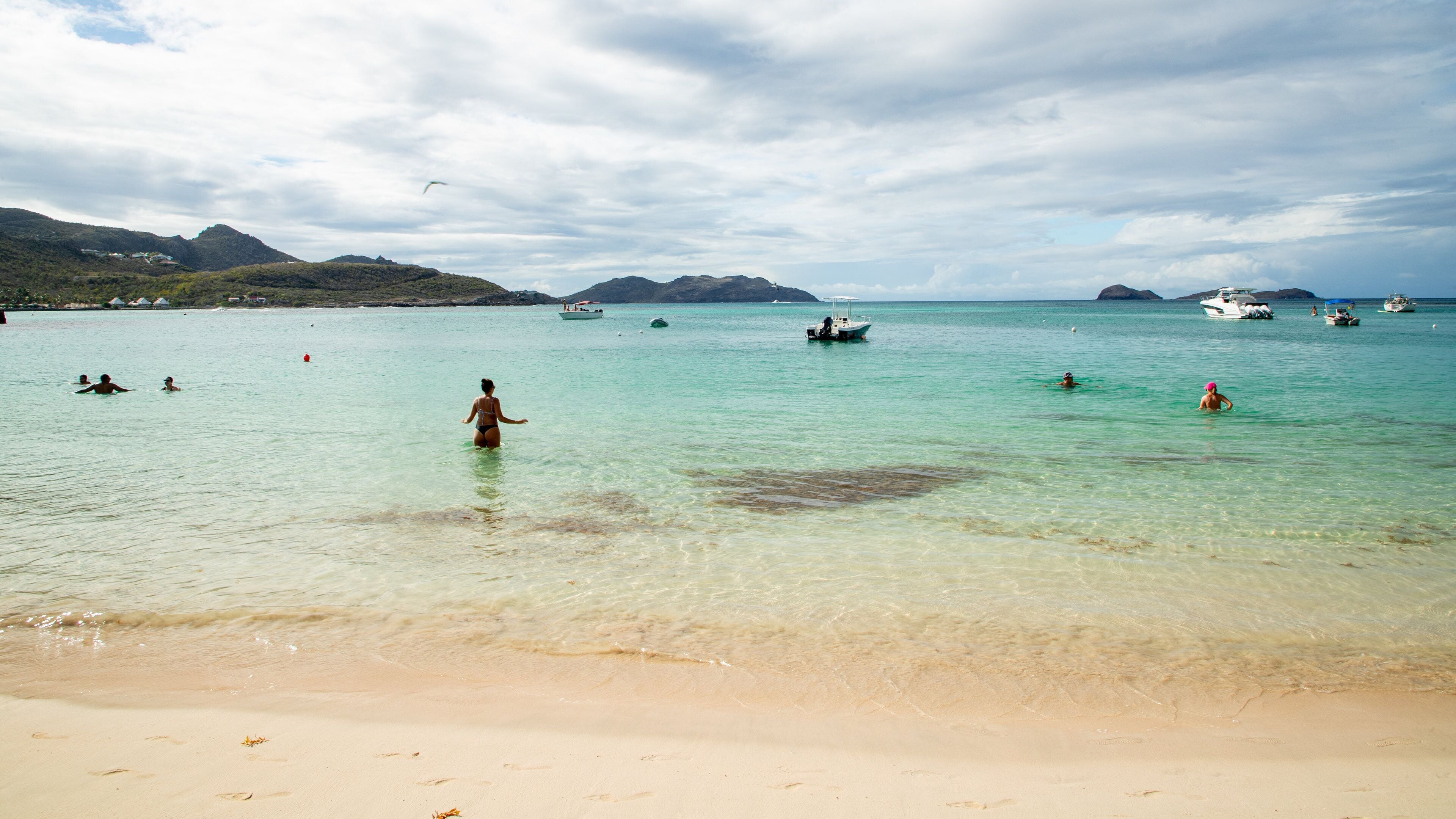 St. Jean Beach featuring general coastal views, a sandy beach and swimming