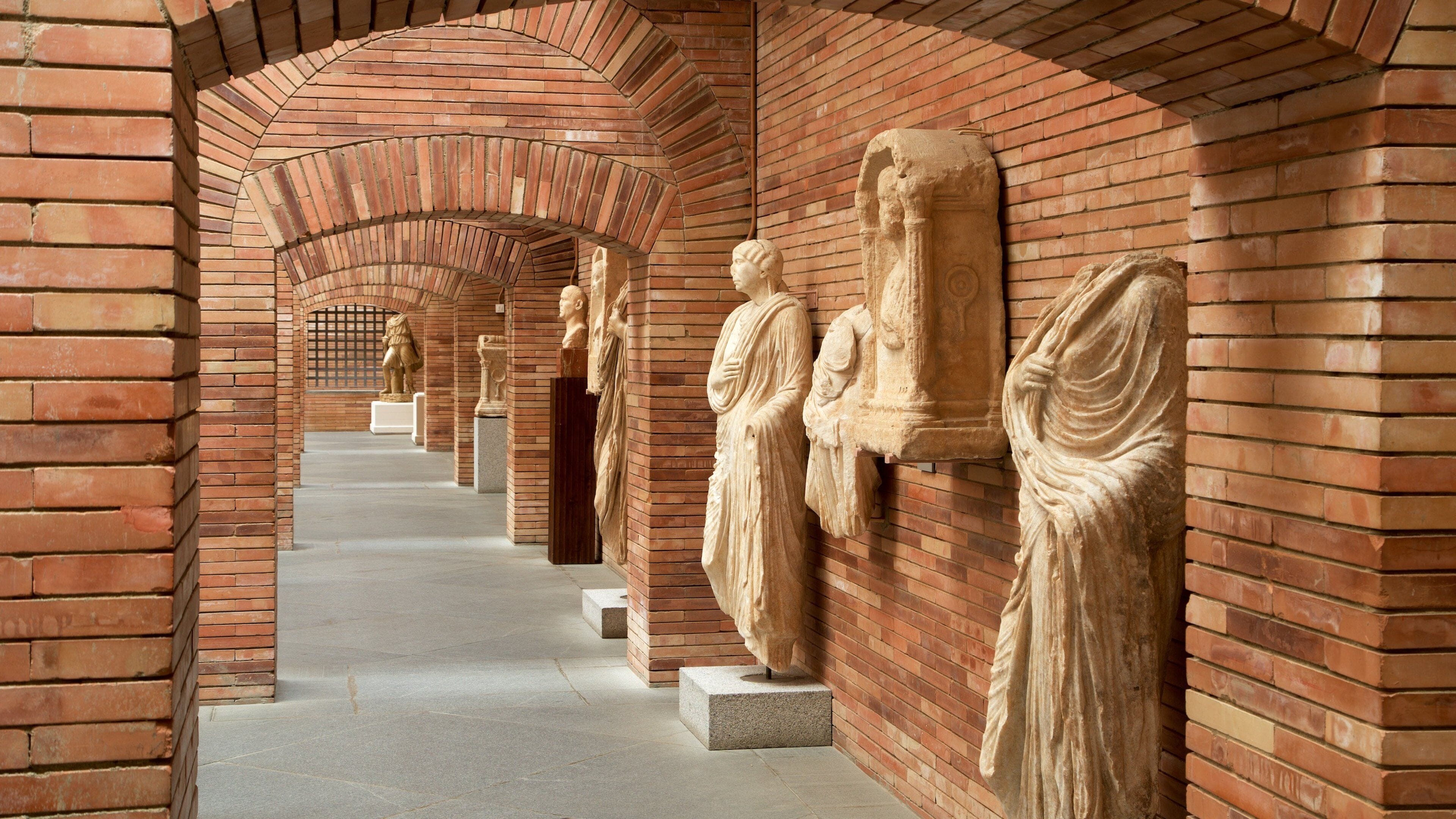 National Museum of Roman Art featuring heritage elements and interior views