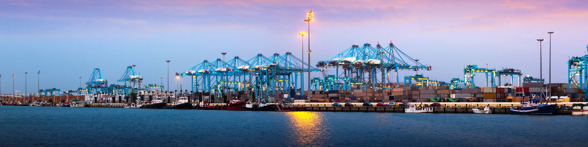 Port of Algeciras - one of largest ports in Europe