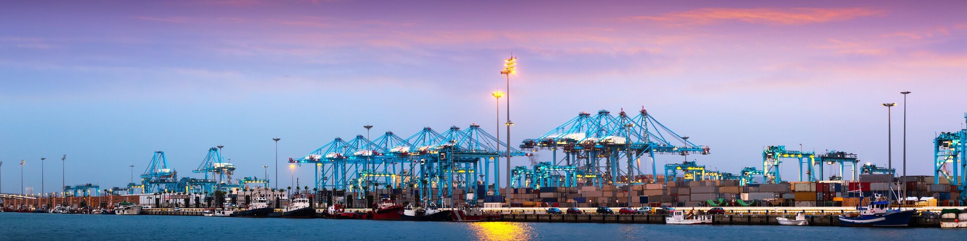 Port of Algeciras - one of largest ports in Europe