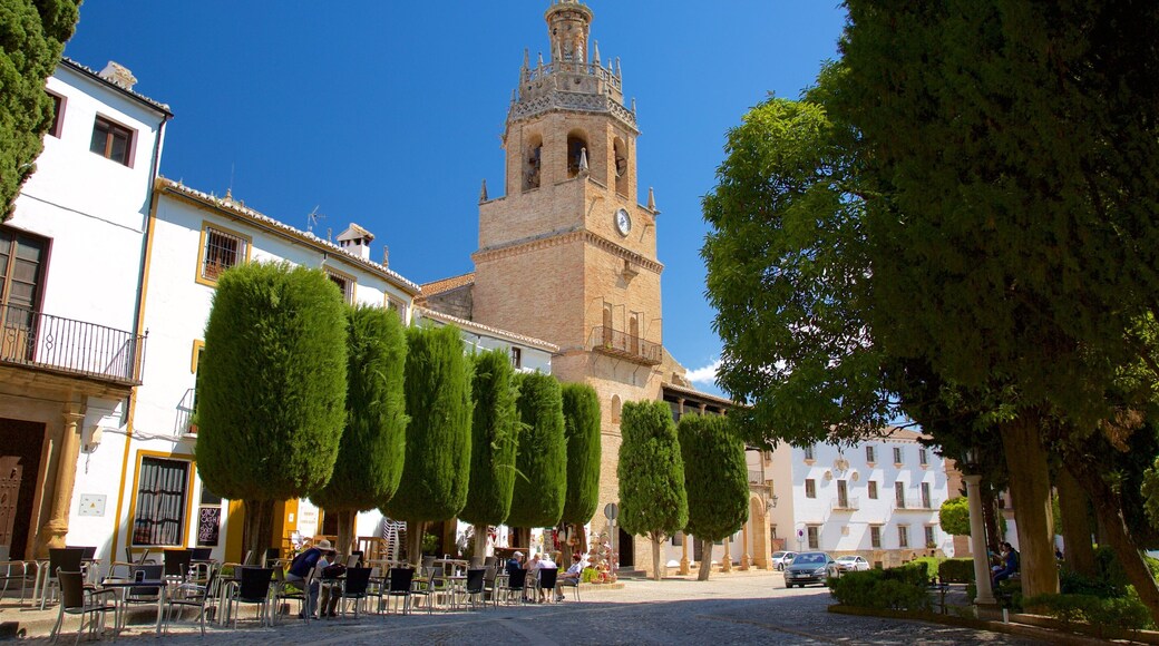 Basílica de Santa María la Mayor som visar gatuliv