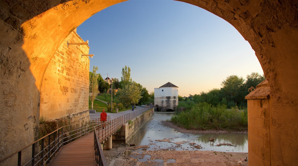 Puente romano que incluye un río o arroyo