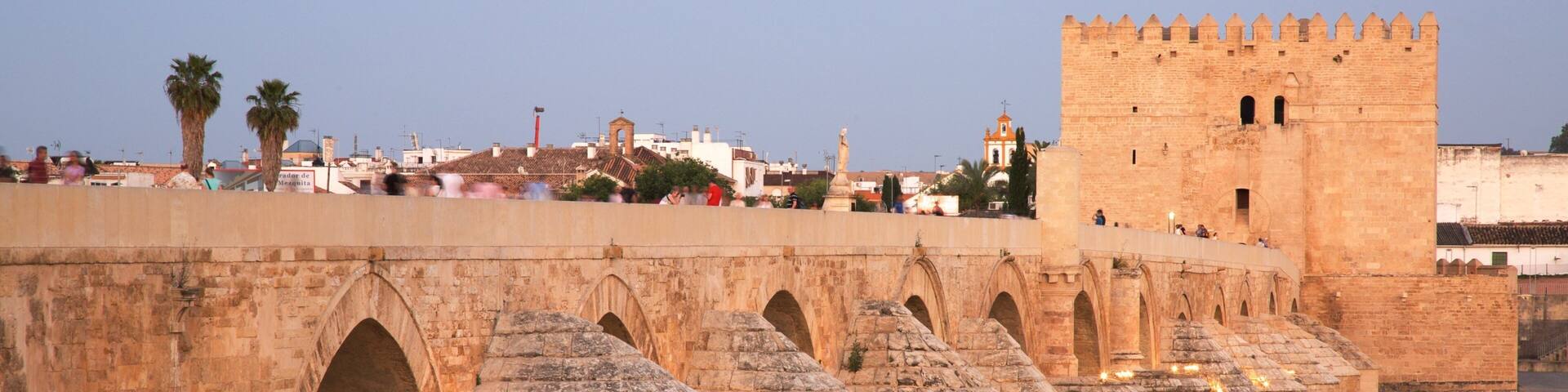 Roman Bridge which includes a river or creek, a bridge and heritage elements