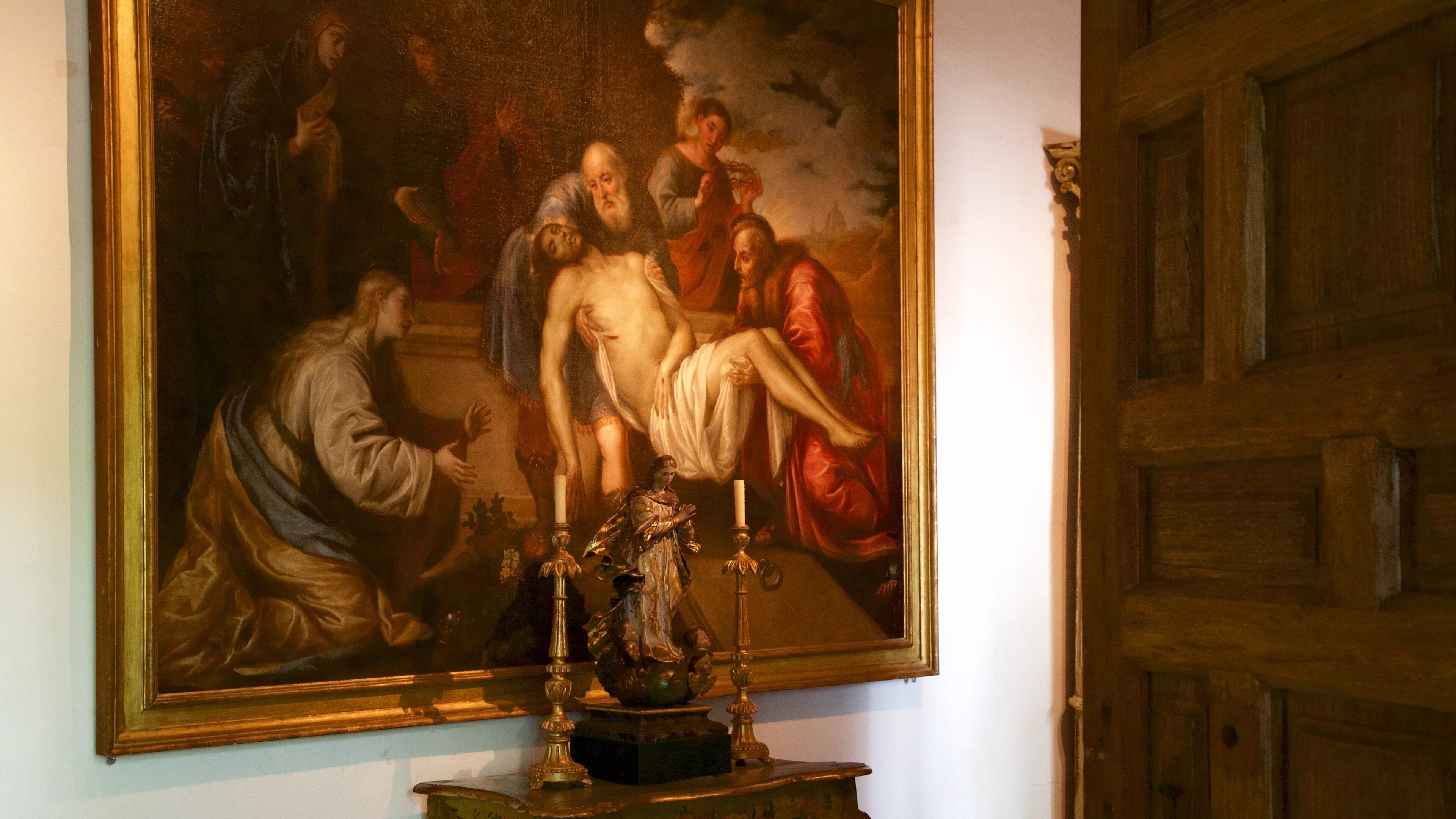 Palacio del Marques de Viana som visar konst, historiska element och interiörer