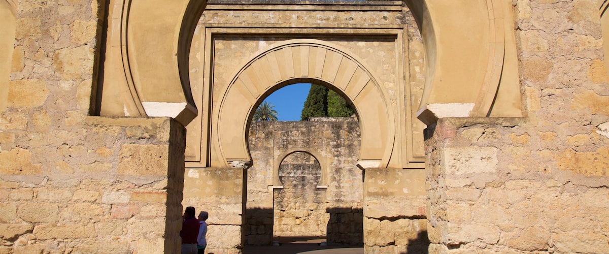 Medina Azahara mostrando elementos del patrimonio