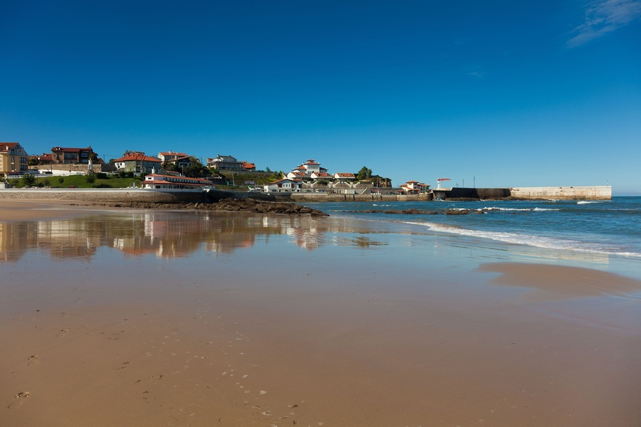 Beach of Comillas, Cantabria, Spain