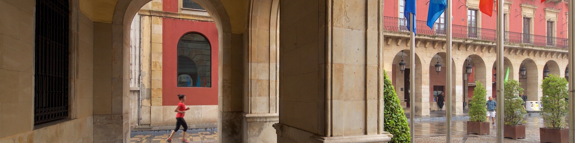 Plaza Mayor which includes heritage elements