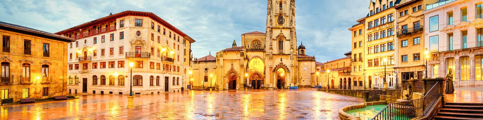 The Cathedral of Oviedo, Spain, was founded by King Fruela I of Asturias in 781 AD and is located in the Alfonso II square., Shutterstock ID 787405774, Purchase Order: SP-1506 Go Guides, Order Number: