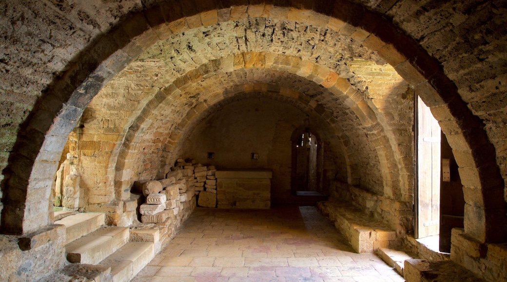 Santa Maria del Naranco showing interior views and heritage elements