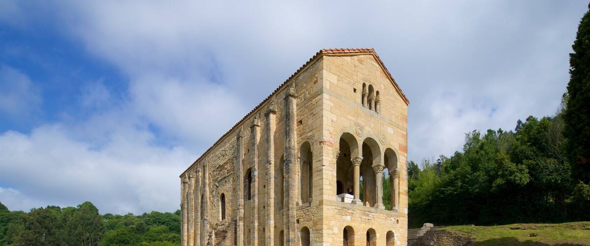 Santa Maria del Naranco featuring heritage architecture