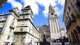 Santiago de Compostela Cathedral showing a church or cathedral, heritage elements and religious elements