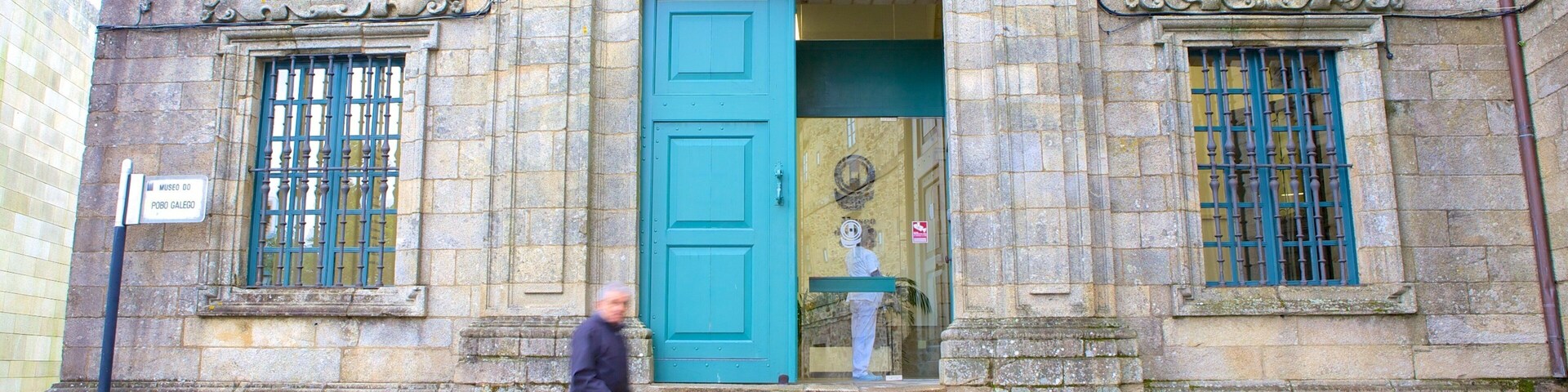 Museum of the Galician People which includes street scenes and heritage architecture