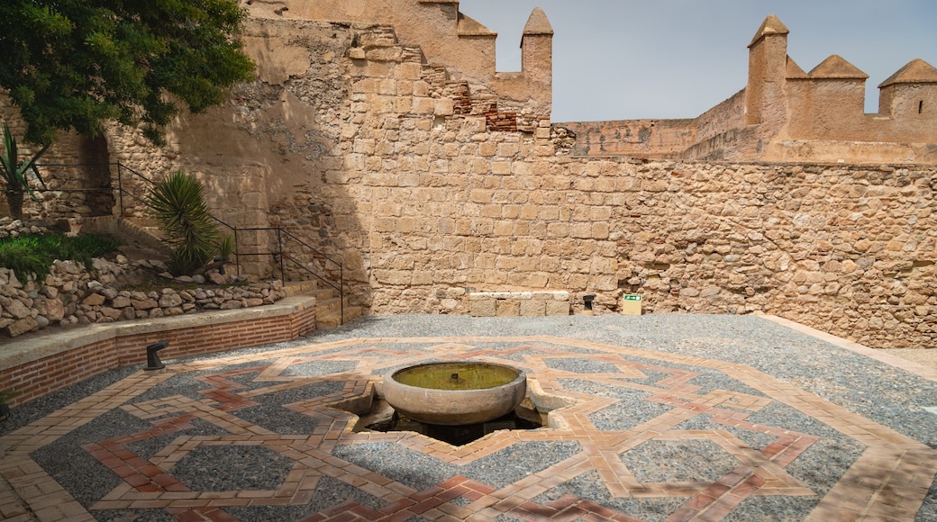 Alcazaba which includes heritage elements