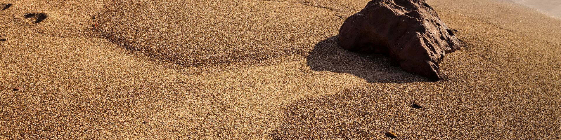 Corralete beach. Natural Park of Cabo de Gata. Spain.