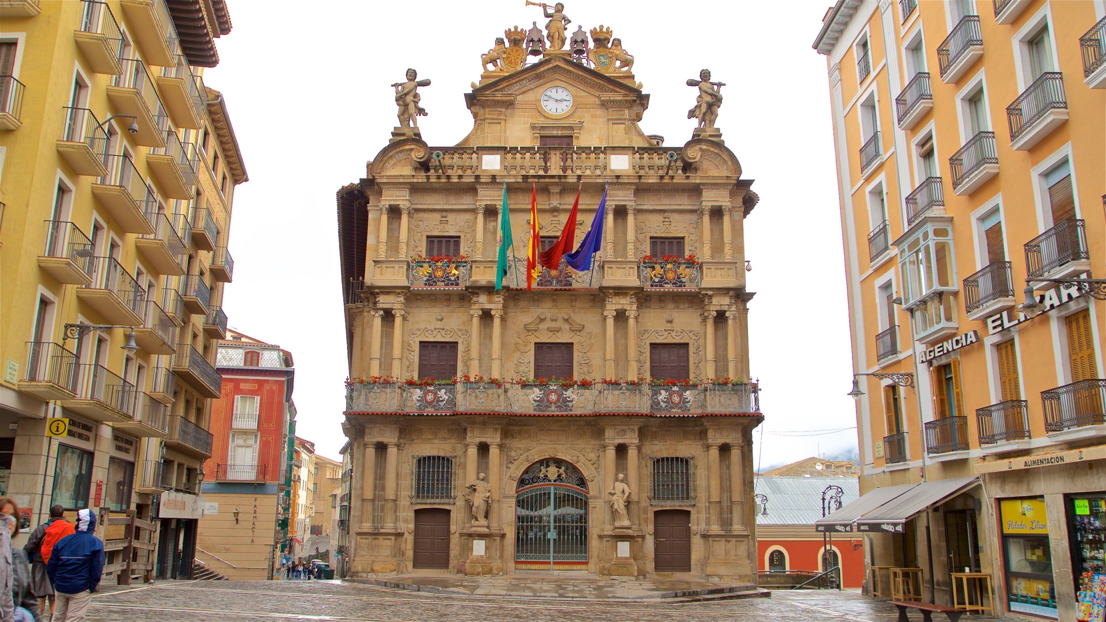 Pamplona City Hall which includes heritage architecture
