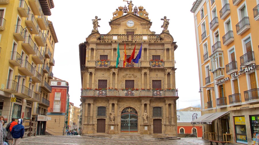 Pamplona City Hall which includes heritage architecture
