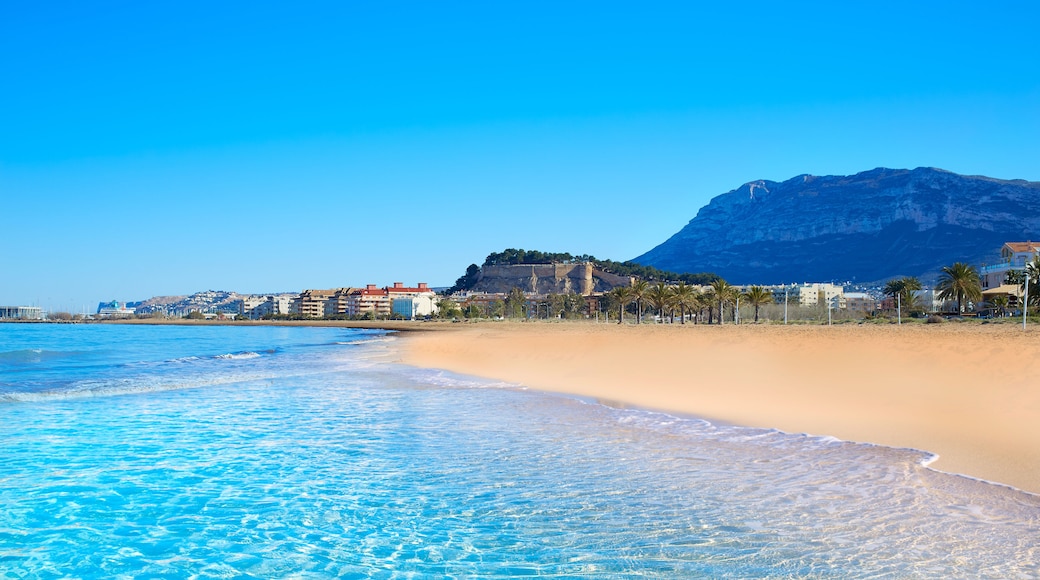Denia beach in Alicante in blue Mediterranean with Montgo Alicante; Shutterstock ID 328137113; Purchase Order: SP-2390; Order Number: Content Innovations EOY spend - Lee Ban Twan; Client/Licensee: Hot