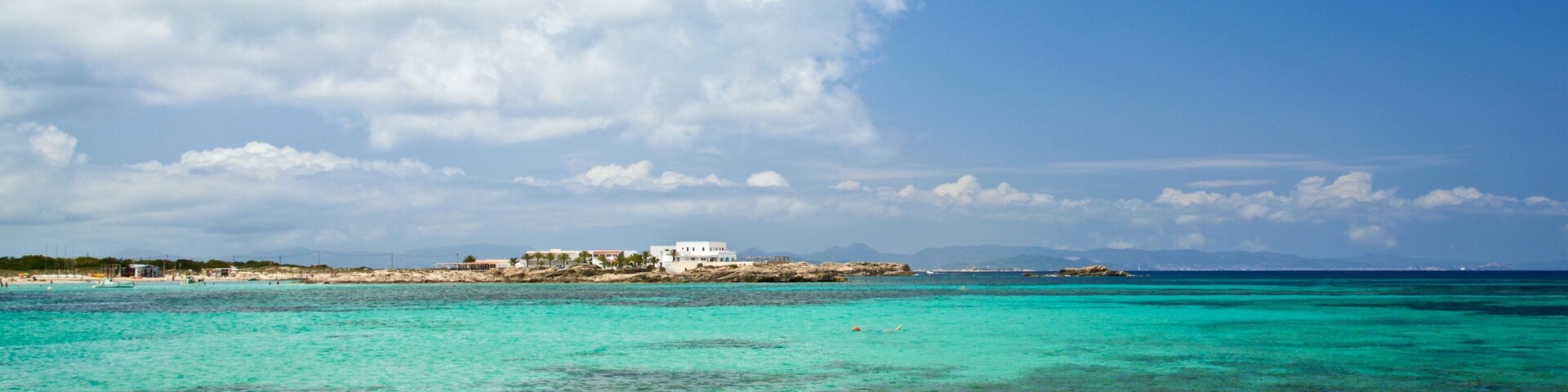 Es Pujols Beach featuring general coastal views and tropical scenes