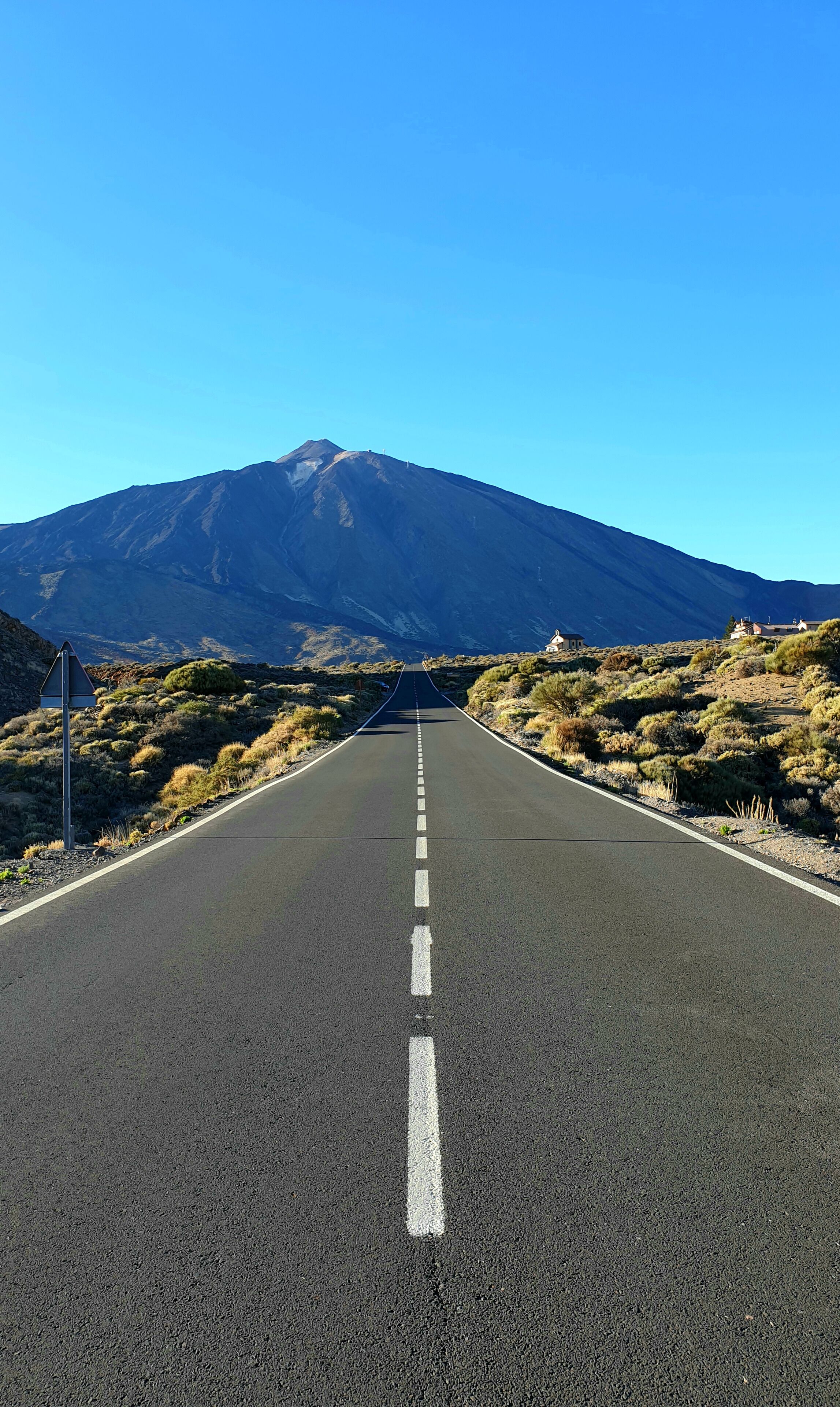 View on to the highest point of Tenerife.  Great walks around their