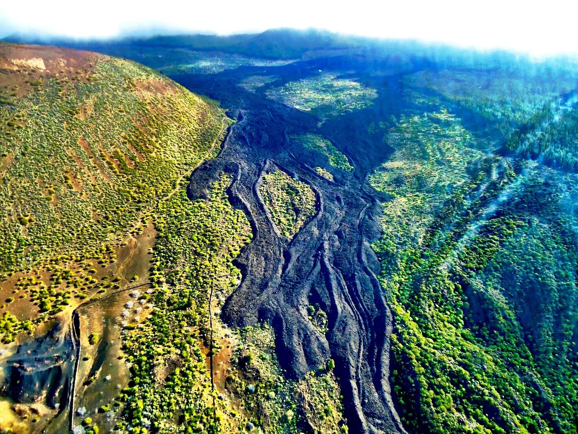 Take a helicopter tour to see the island of  Tenerife from above.
