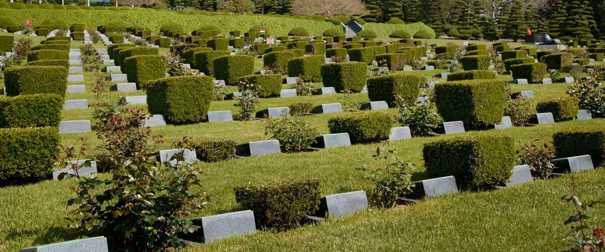 UN Memorial Cemetery which includes a garden