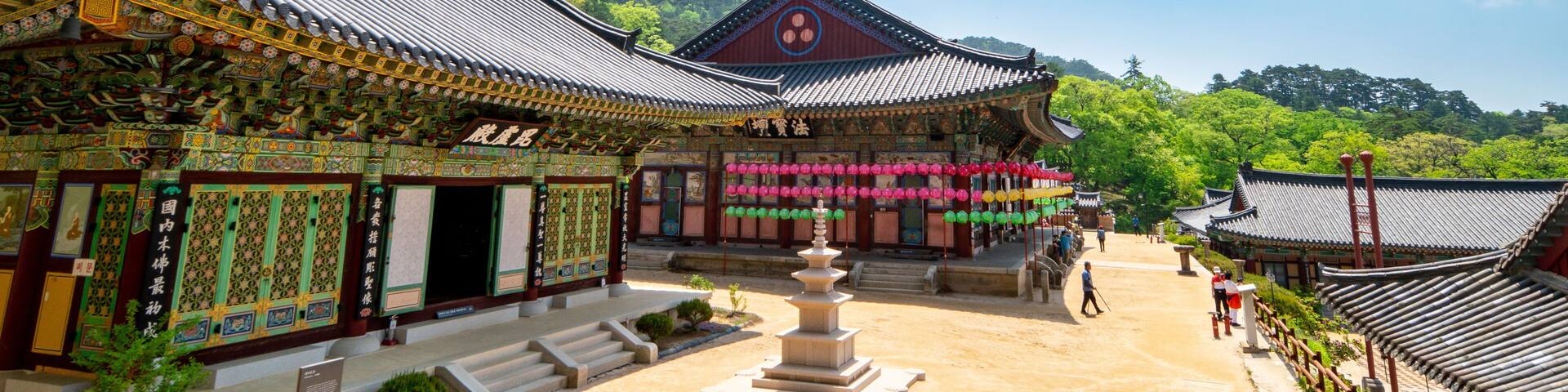 Haeinsa temple in South Korea. One of the three temple jewels of buddhist temples in Korea.