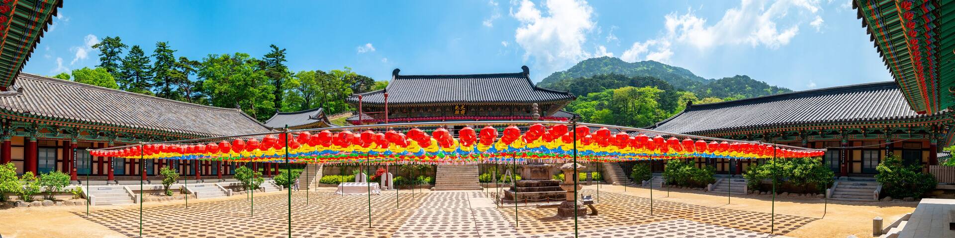 Haeinsa temple in South Korea. One of the three temple jewels of buddhist temples in Korea.