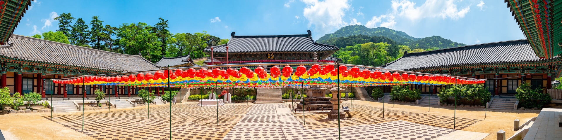 Haeinsa temple in South Korea. One of the three temple jewels of buddhist temples in Korea.