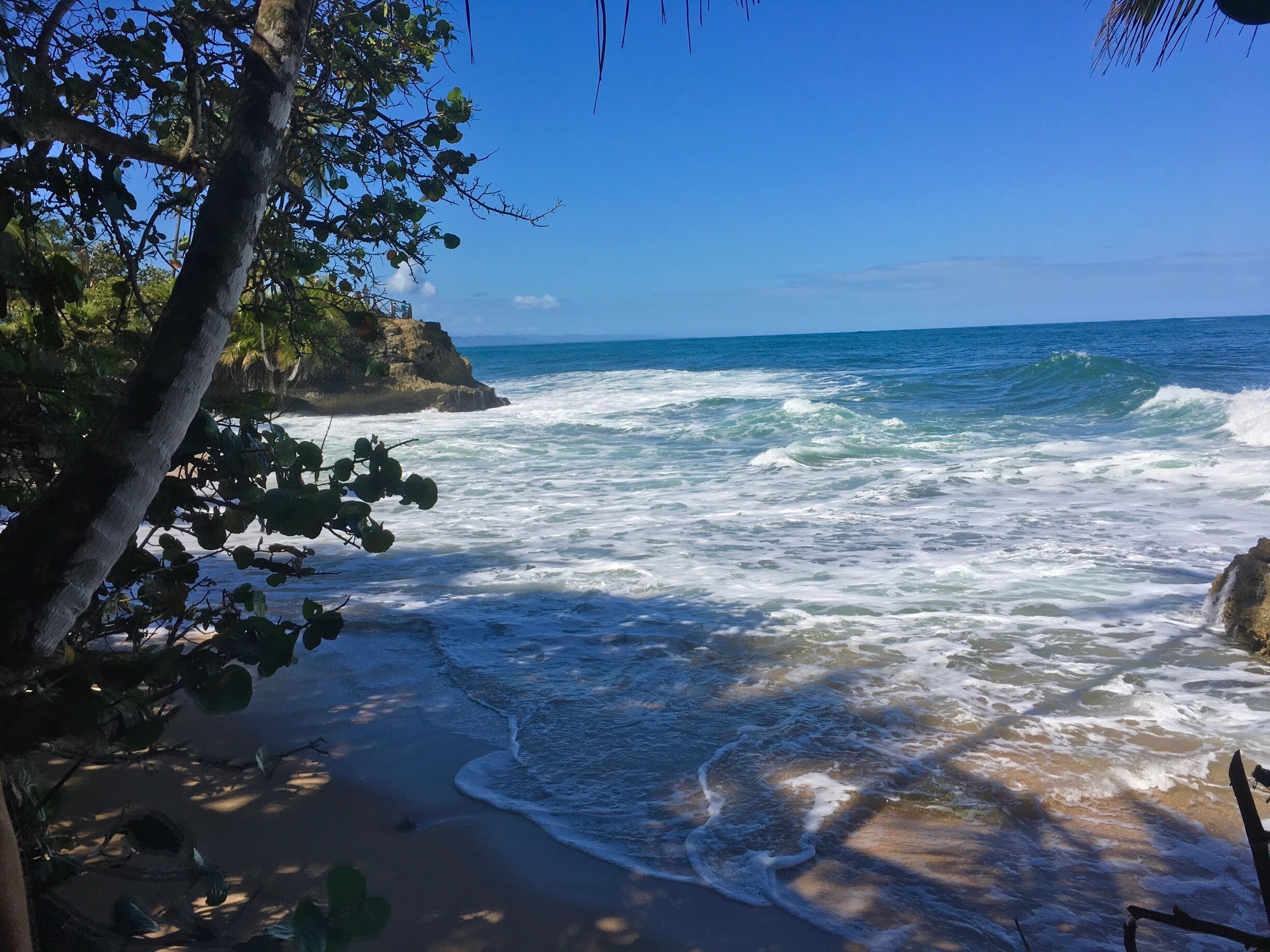 📍Playa Manzanillo. One of Costa Rica’s most beautiful beaches with aquamarine waters and perfect hiding spots for a picnic on your own private beach. Don’t be scared to walk along the trails and explore the wilderness — keep going to “el mirador” for a fantastic view on top of a rock of the whole coast! 