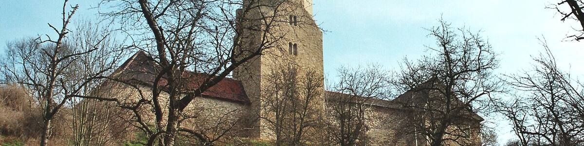 This is a photograph of an architectural monument. It is on the list of cultural monuments of Freckleben (Aschersleben), no. 094 95140