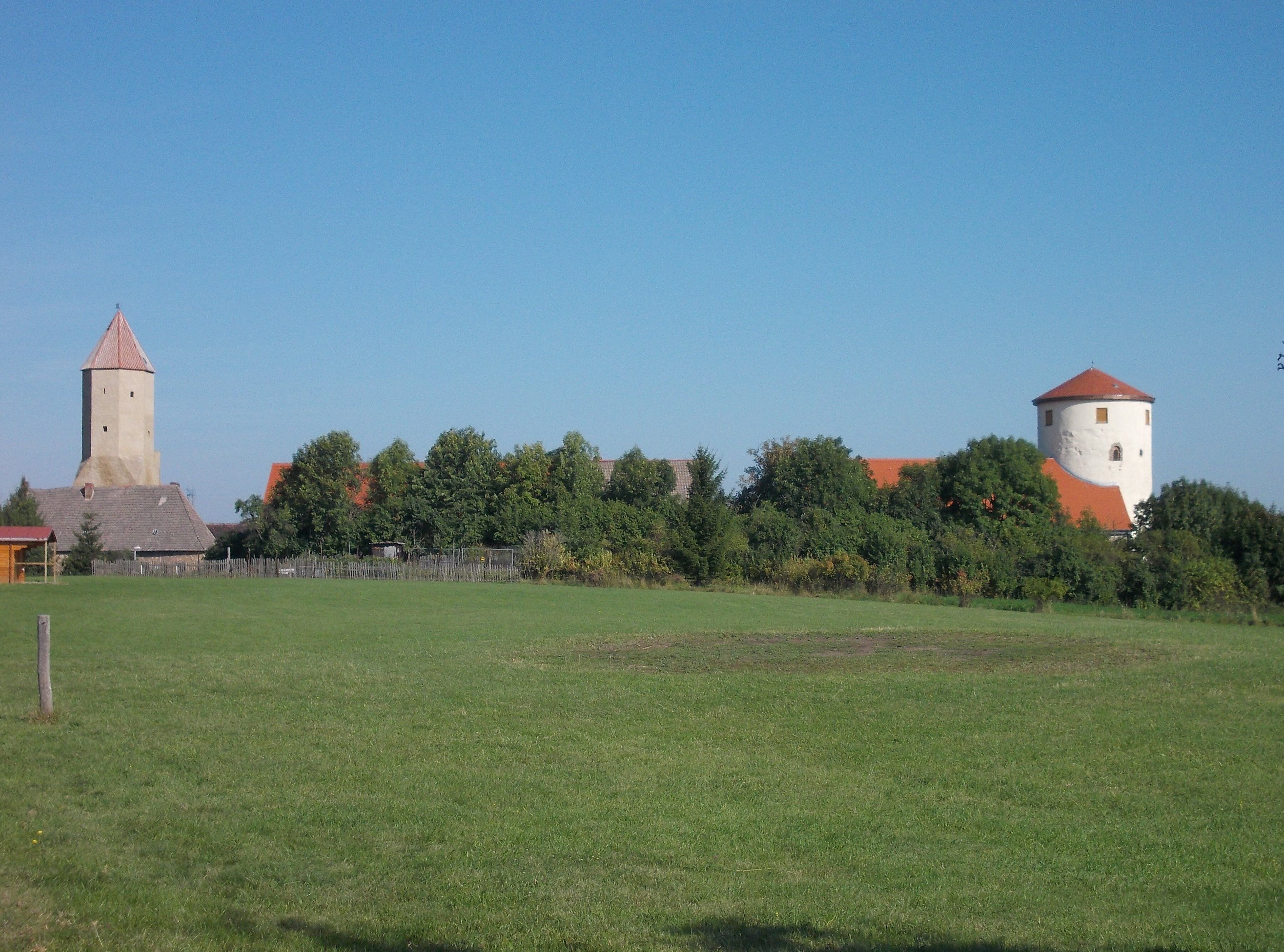 View of Freckleben castle (Aschersleben, district: Salzlandkreis, Saxony-Anhalt)