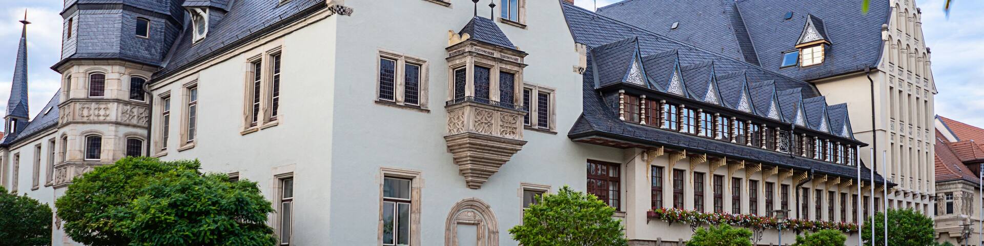 Rathaus Aschersleben im Salzlandkreis, Sachsen-Anhalt in Deutschland