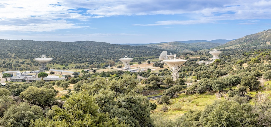 Deep Space Communications Complex in Robledo de Chavela, Madrid, Spain